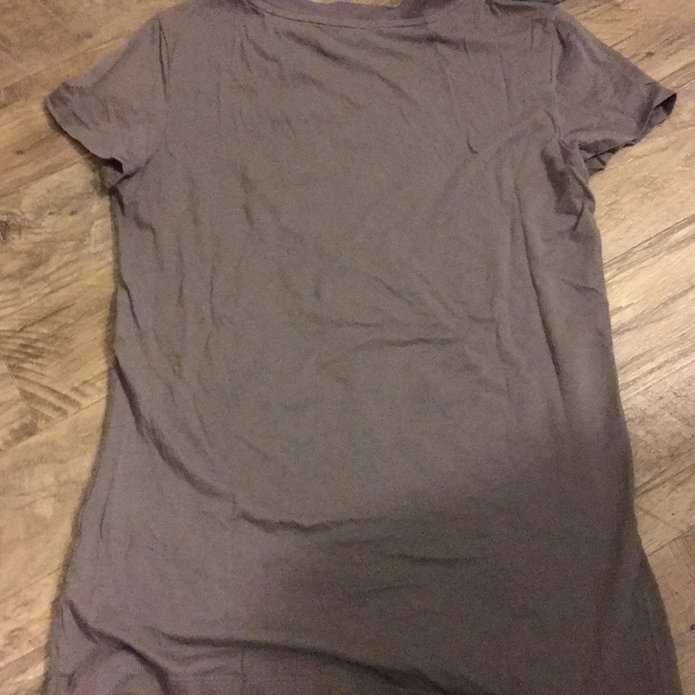 DONATED Adorable Gap Gray Ruffle Button Shirt - Picture 6 of 6